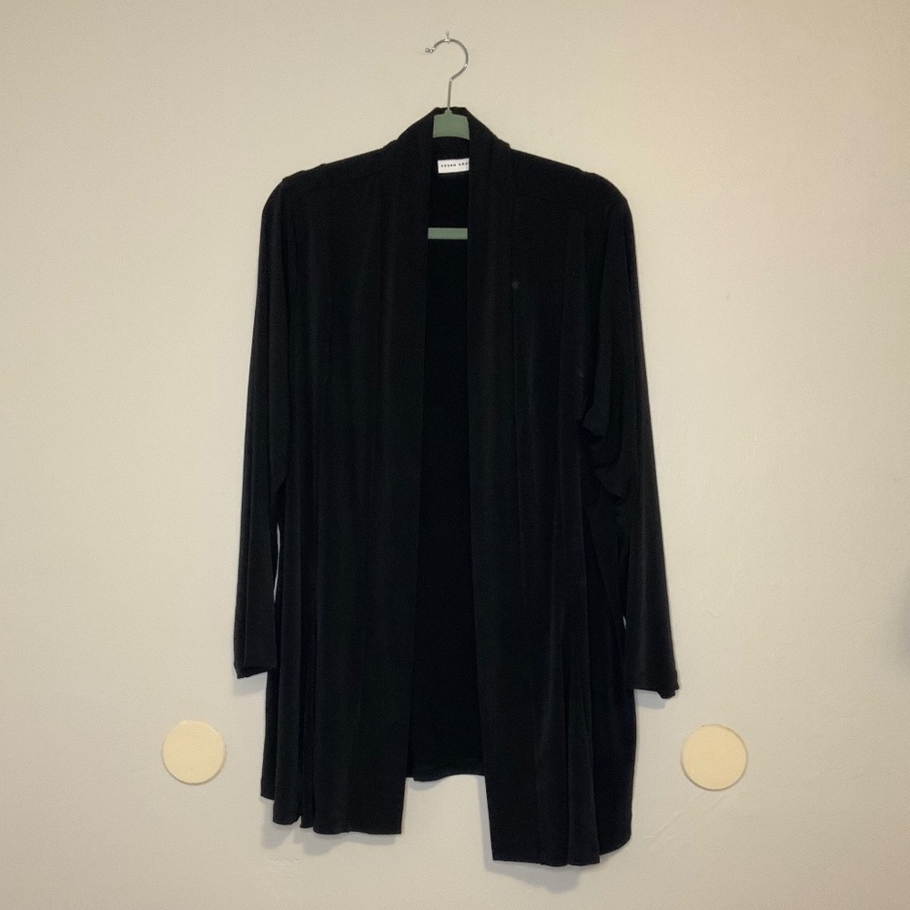 Black cardigan